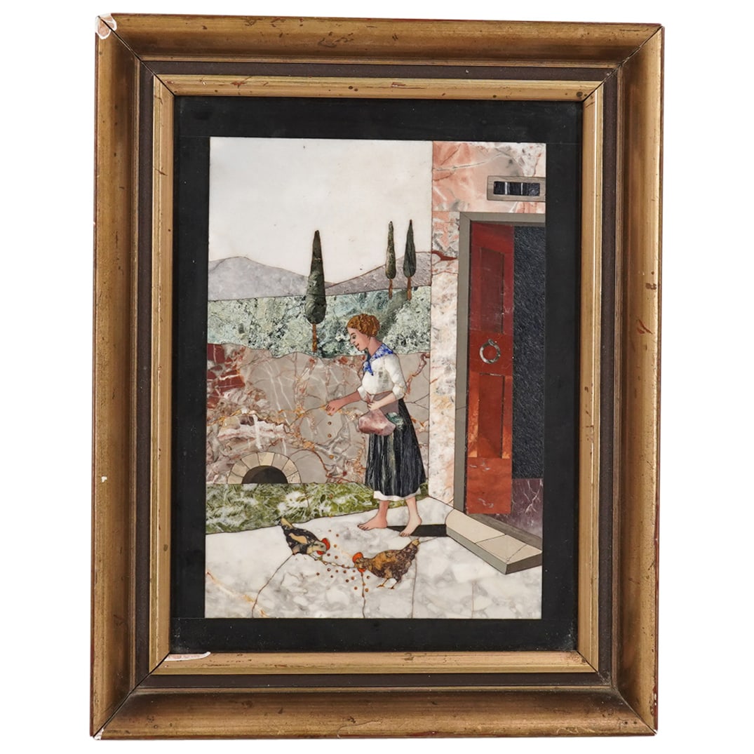 Italian Pietra Dura Stone Mosaic (1 of 5)