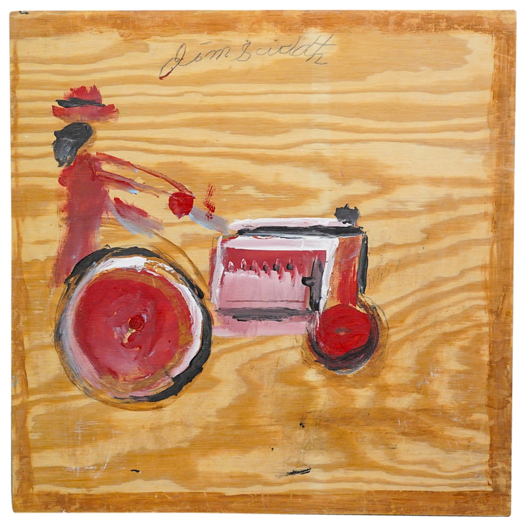 Jimmy Lee Sudduth (American, 1910-2007) Mixed Media On Panel (1 of 4)