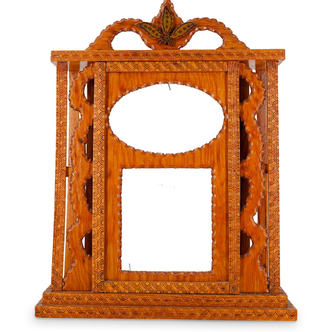 Howard Finster (American, 1916-2001) Clock Case (1 of 8)