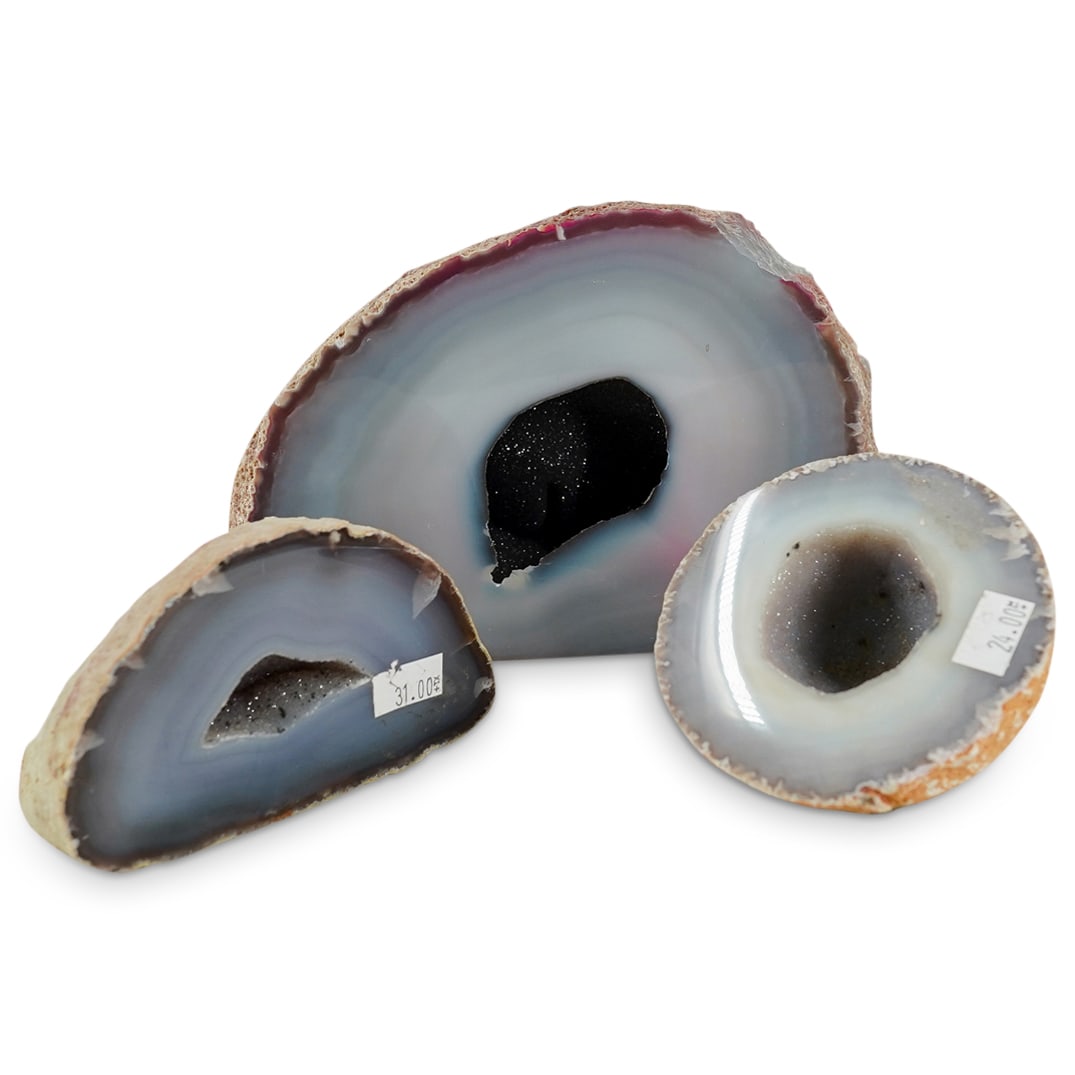 (3 Pc) Natural Geodes Grouping (1 of 13)