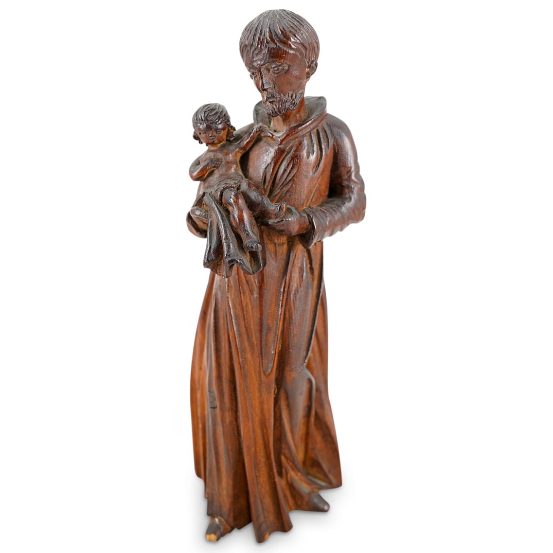 Carved Wood Santos Figure (1 of 7)