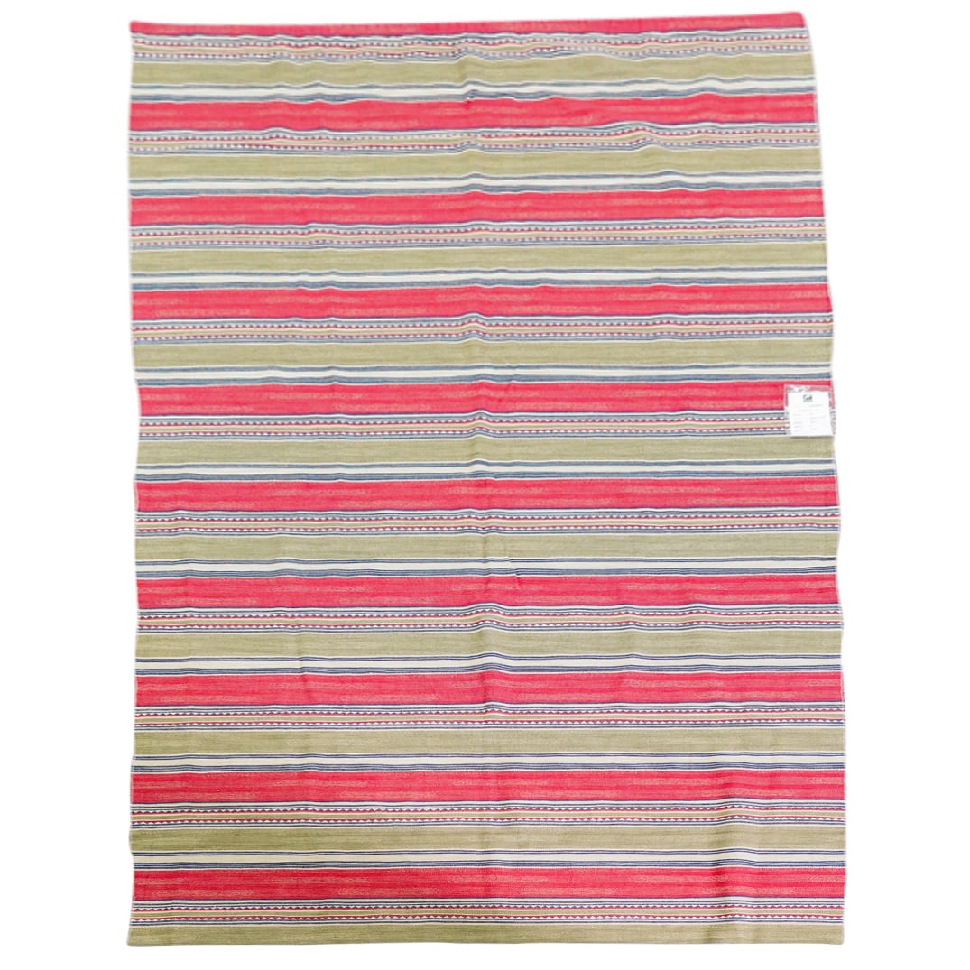 (3) Andrew Martin Designer Hanging Fabric Panels: DESCRIPTION: (3) Andrew Martin Designer Hanging Fabric Panels (1) Andrew Martin designer fabric piece from the Ipanema Collection, "Las Salinas" 04 color pattern. 80% cotton, 20% polyester. H: 104" W: