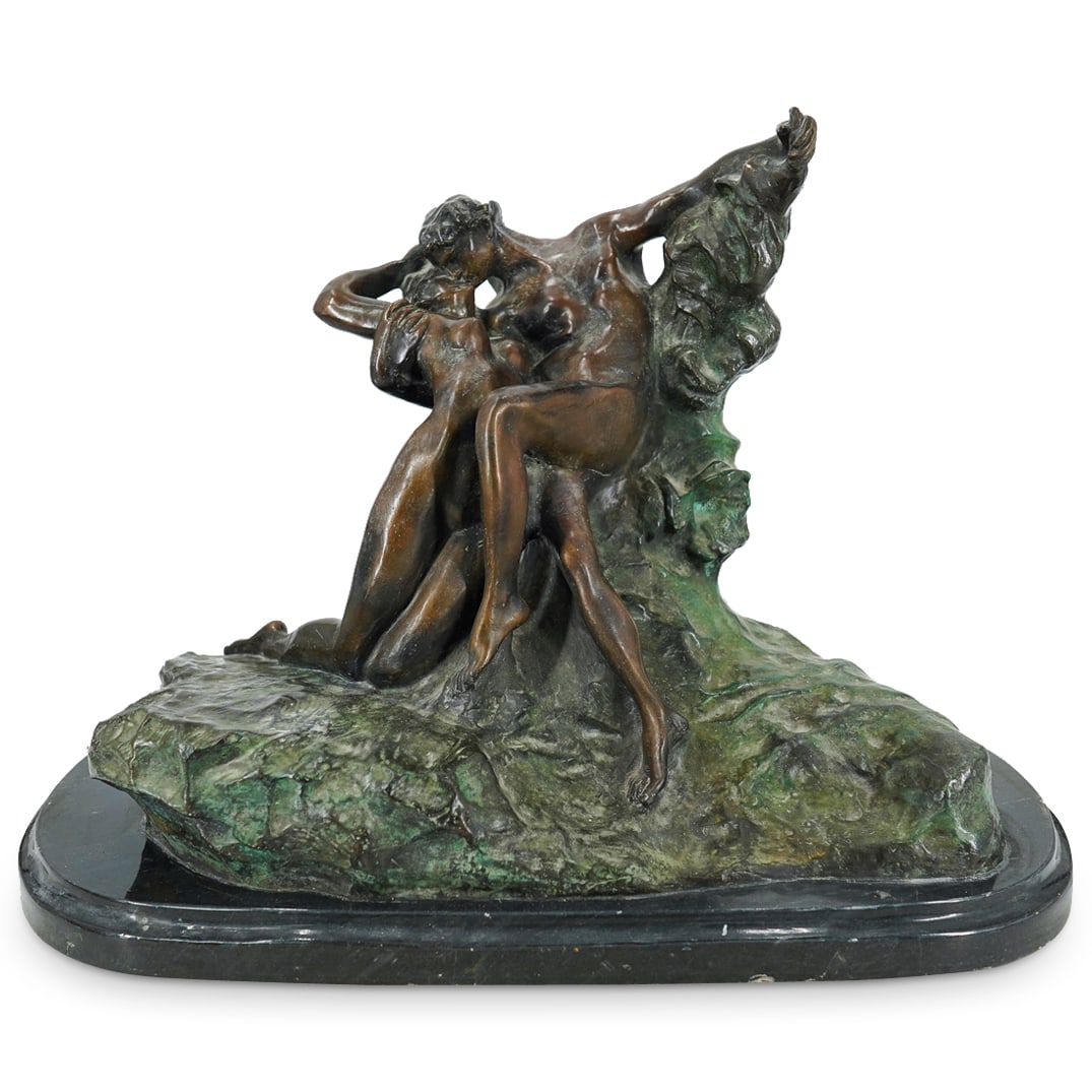 After Auguste Rodin (French. 1840-1917) "Eternal" Bronze Sculpture (1 of 10)