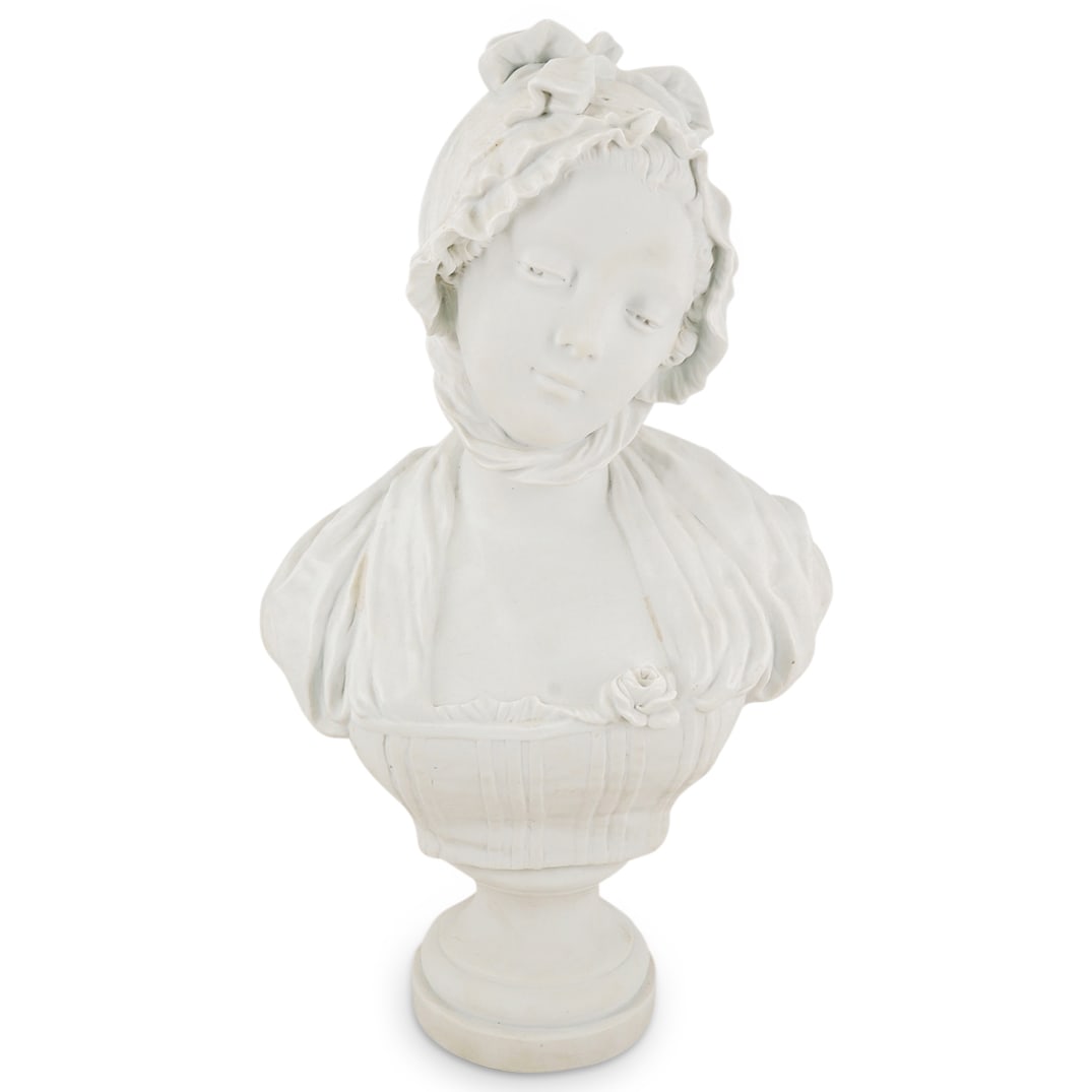Georges Levy (1889-1969) Bisque Porcelain Bust (1 of 8)