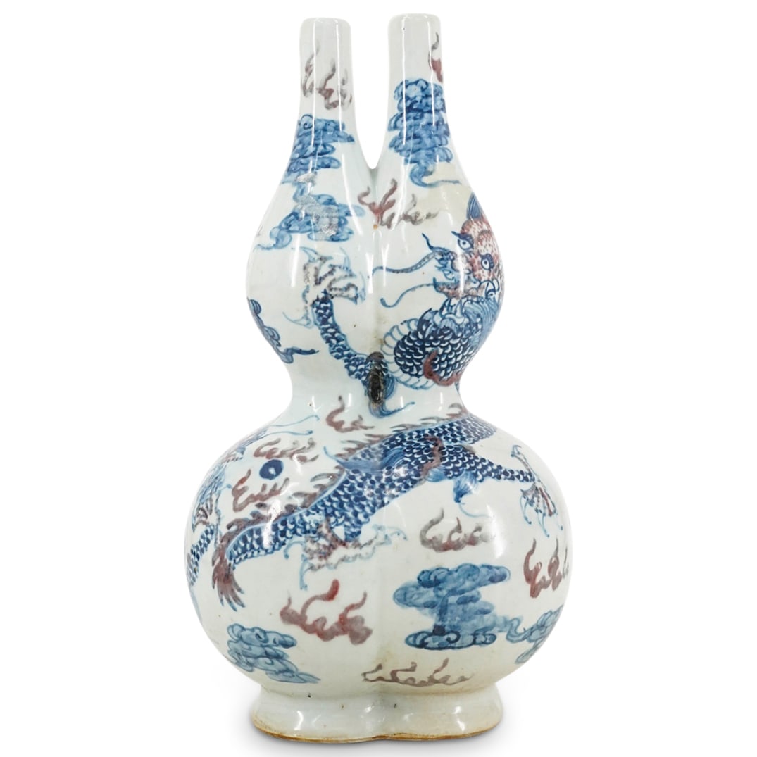 Antique Chinese Porcelain Double / Conjoined Vase (1 of 7)