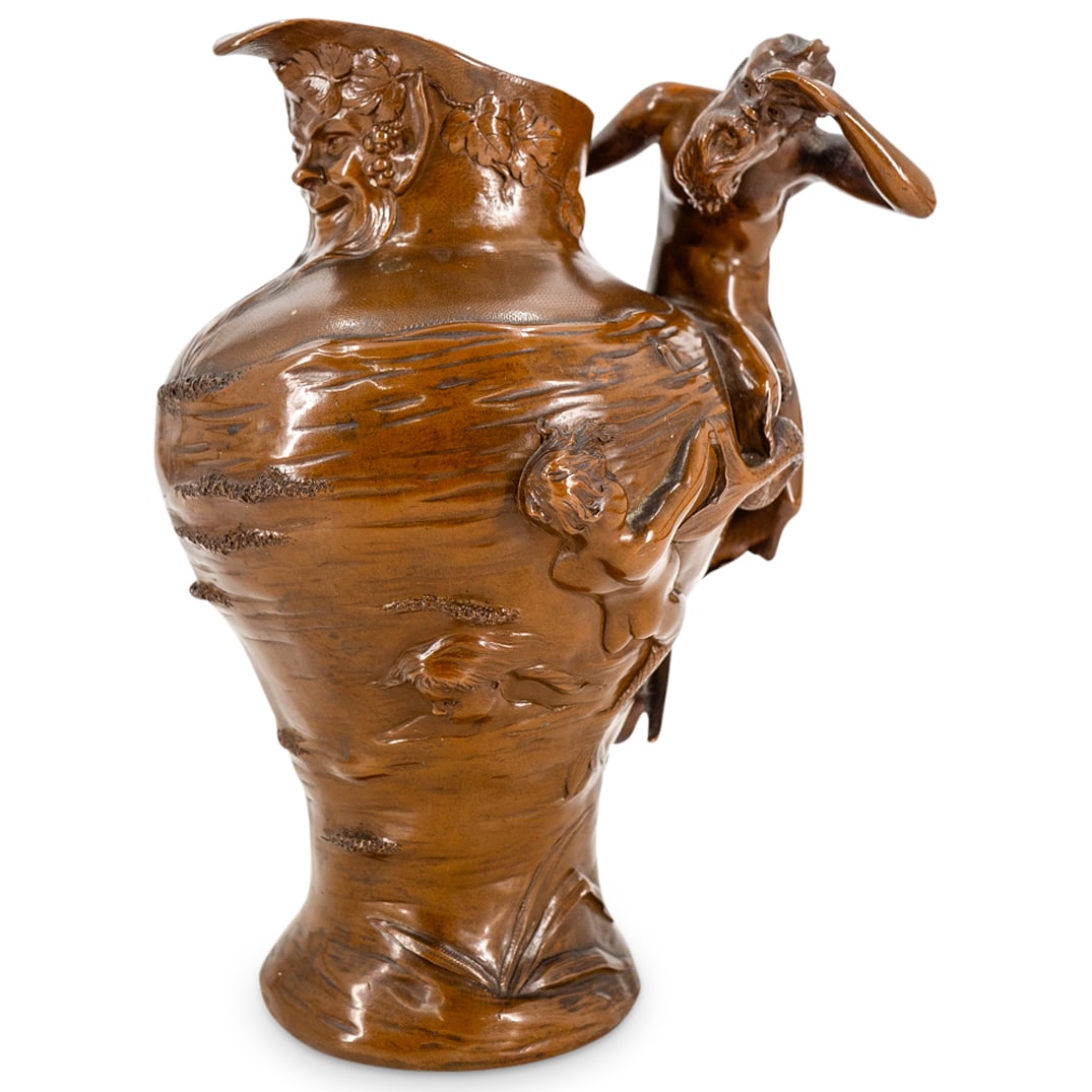 Antique Art Nouveau Bronze Poseidon Ewer (1 of 7)