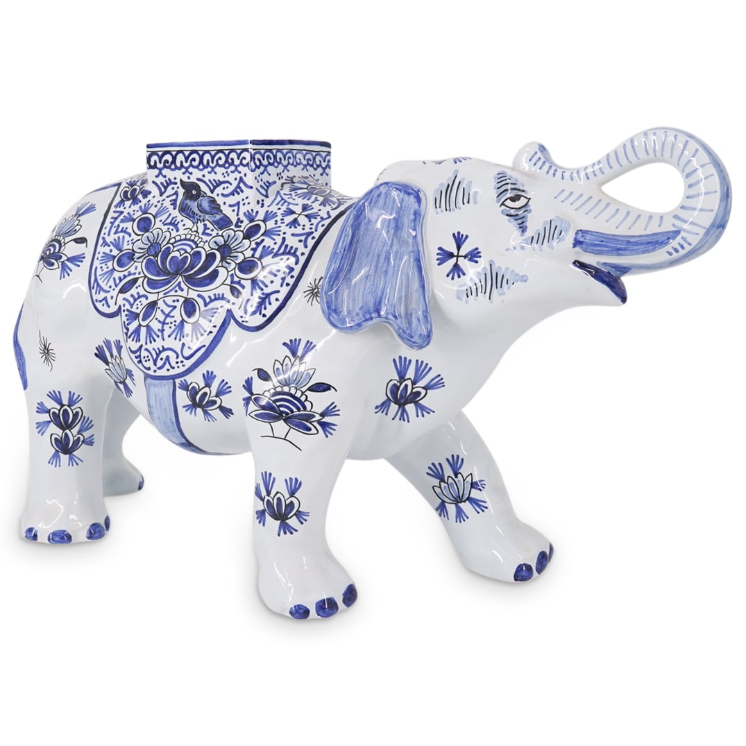 Tiffany and Co. French Hand Painted Porcelain Planter (1 of 7)