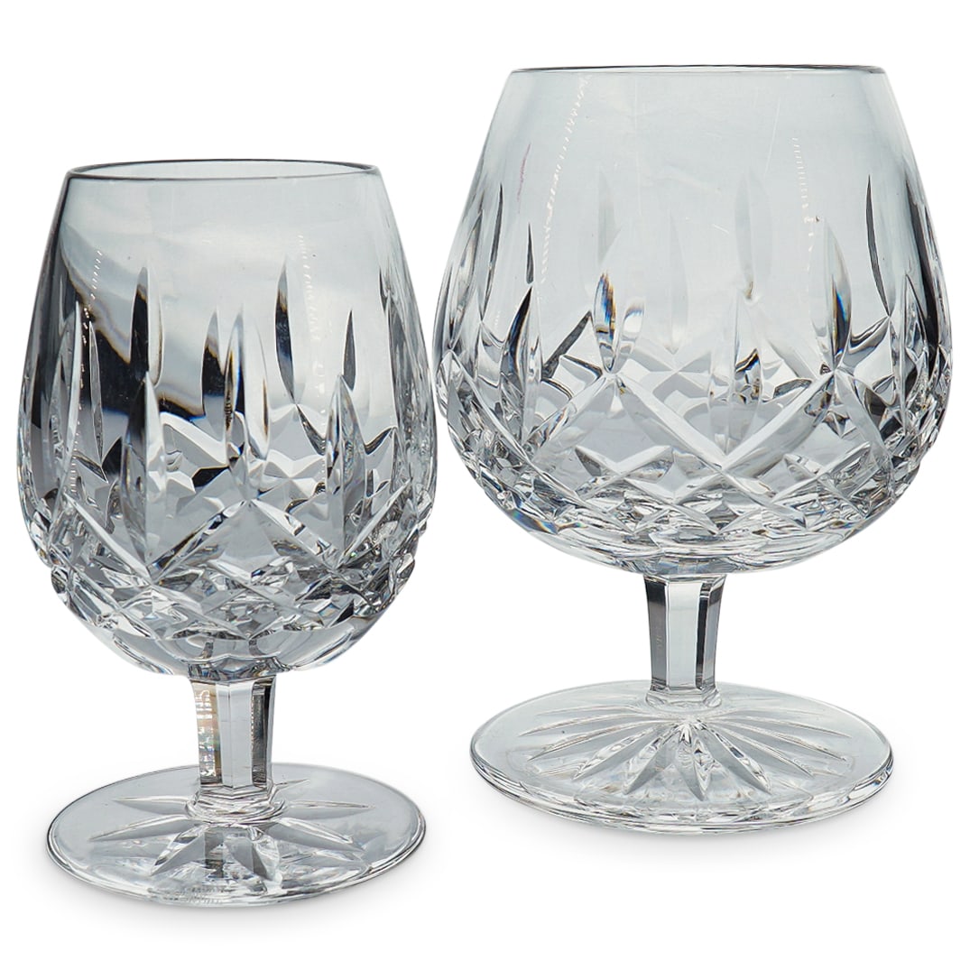 (8 Pc) Waterford Crystal Lismore Brandy Snifter Glasses (1 of 9)