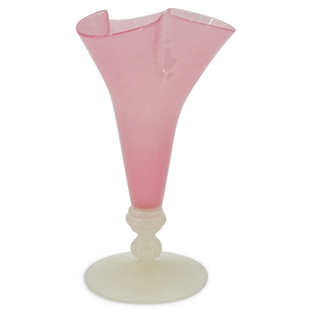 Steuben Rosaline And Alabaster Vase (1 of 8)