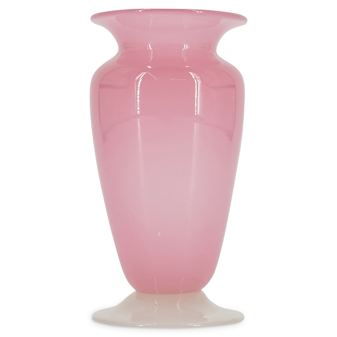 Steuben Rosaline And Alabaster Vase (1 of 7)