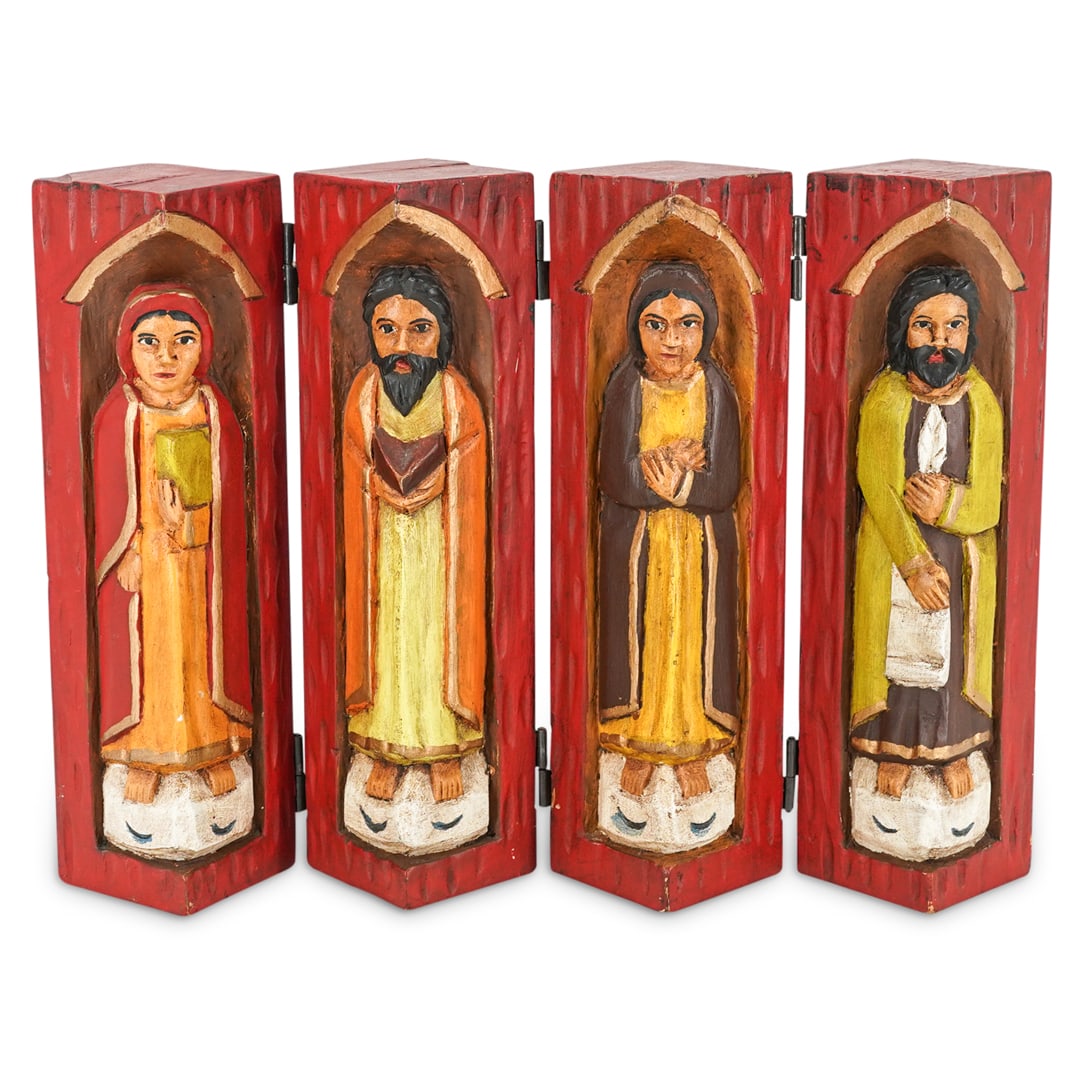 Reversible Carved Wood Religious Sculpture (1 of 11)