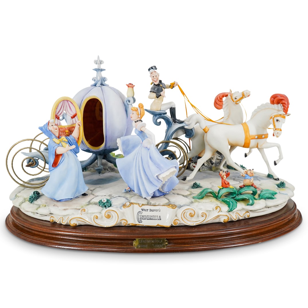 Limited Edition Capodimonte Walt Disney "Cinderella" Porcelain Figurine (1 of 9)