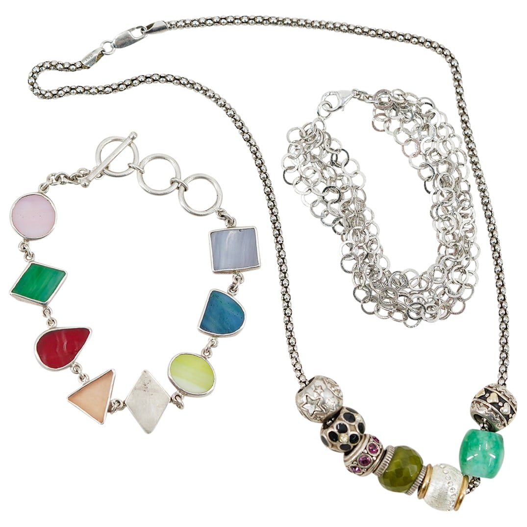 (3 Pc) Sterling Silver Assorted Jewelry Grouping (1 of 17)