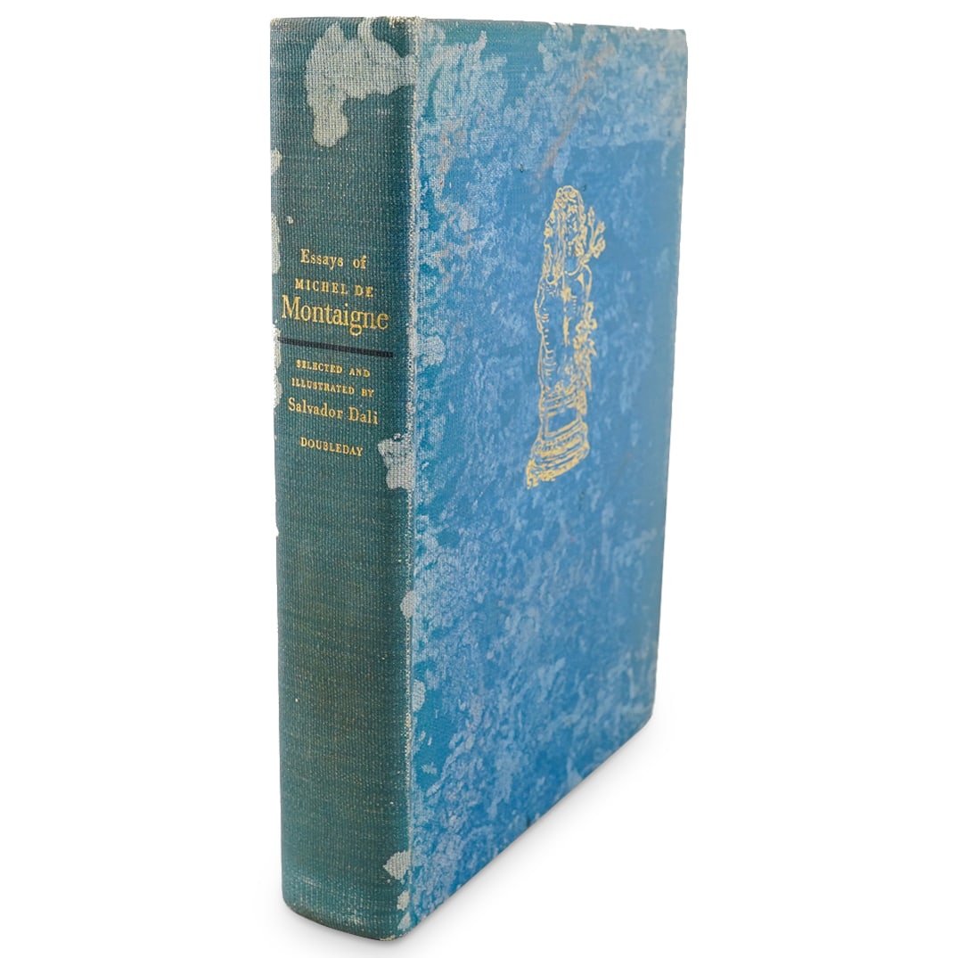 Limited Edition Salvador Dali Signed "Essays Michel De Montaigne" Book (1 of 9)