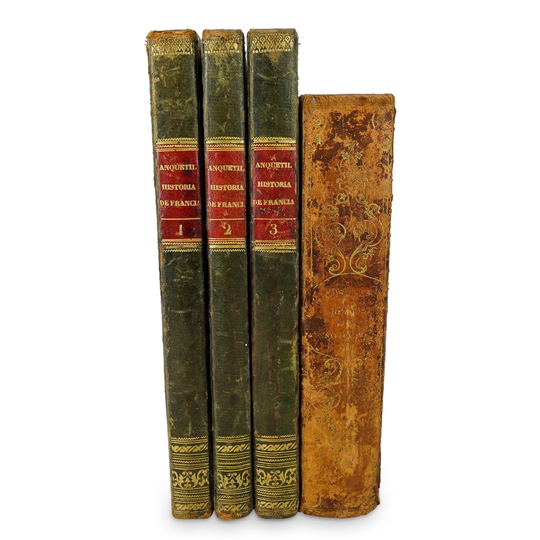 (4 Pc) 1850s Illustrated History & Natural History Books - Spanish (1 of 13)