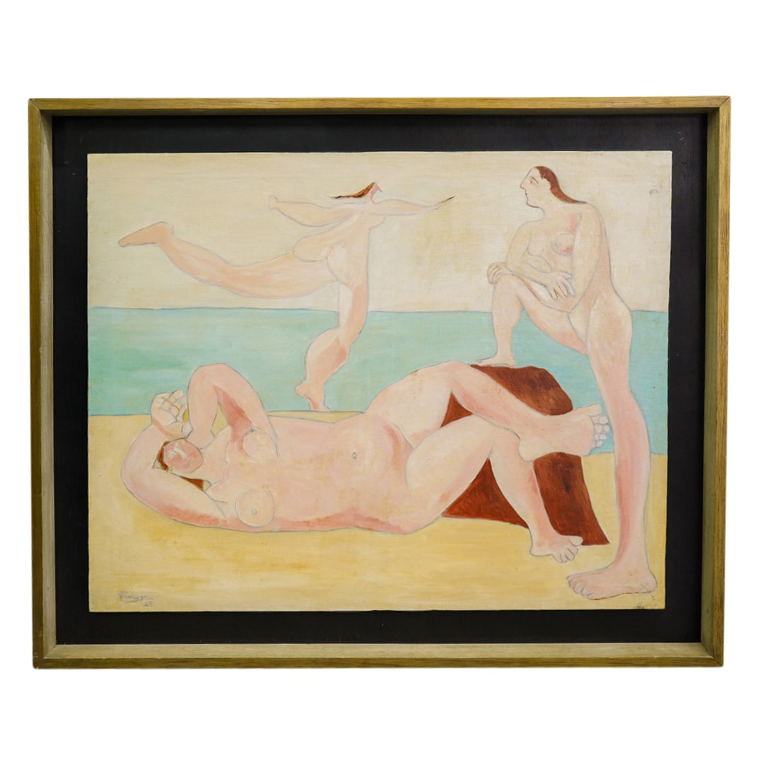 In The Manner of Picasso, Oil on Canvas (1 of 7)