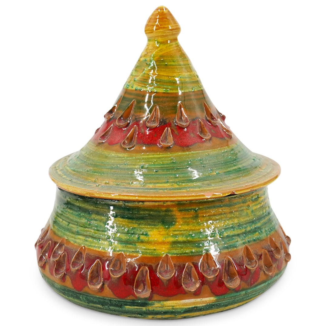 Mid Century Italian Ceramic Jar (1 of 6)