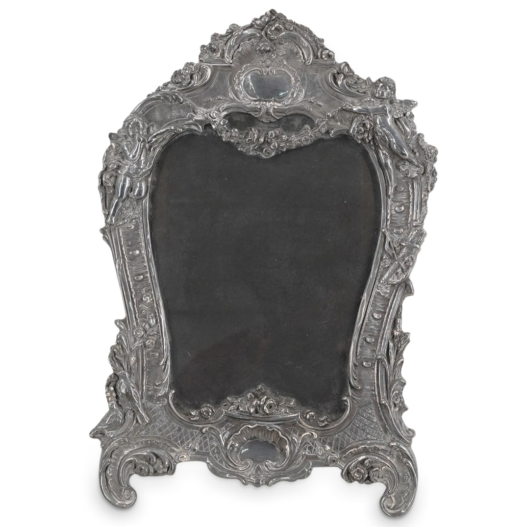 Antique Sterling Silver Repousse Frame (1 of 6)