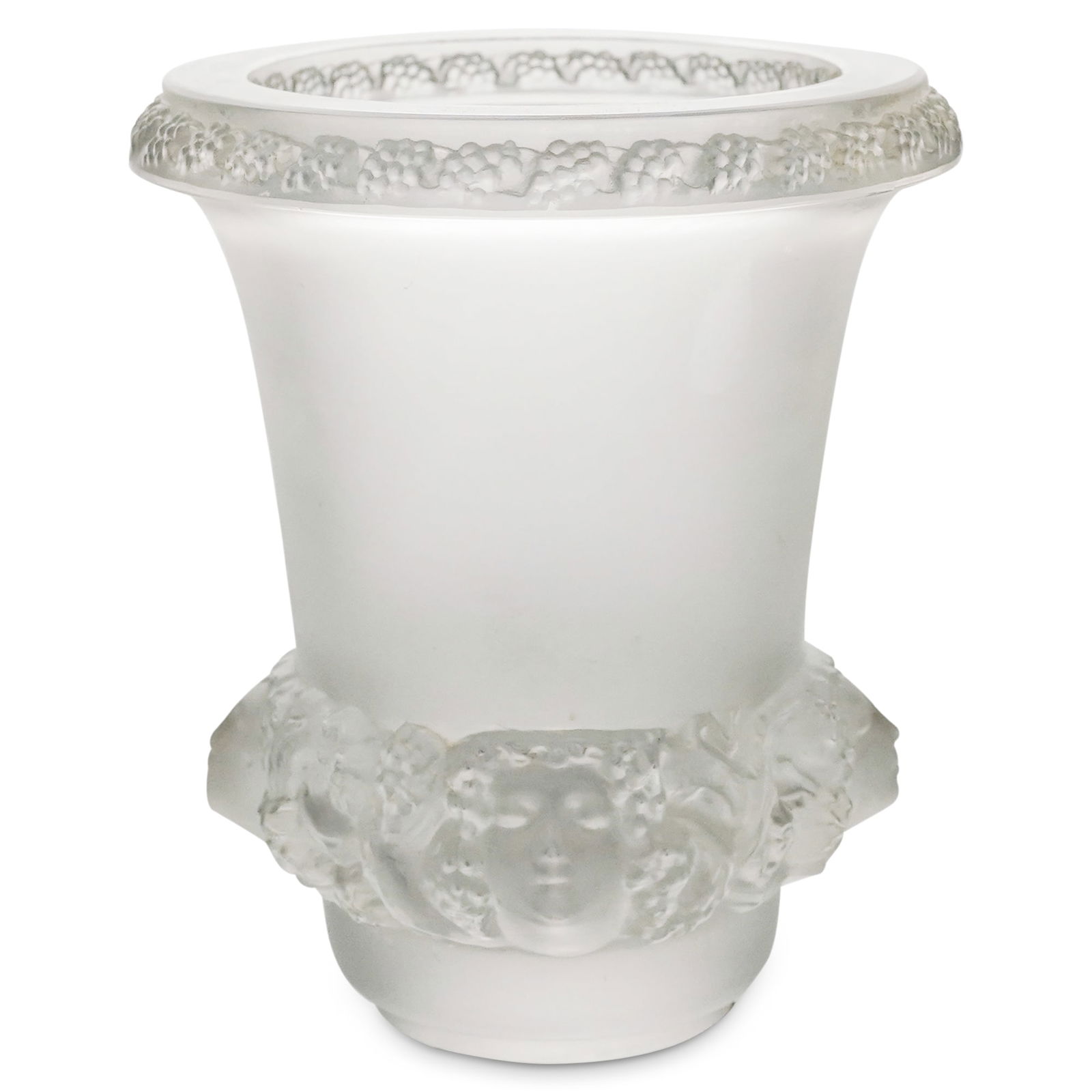 Rene Lalique "Quatre Tetes Femmes" Glass Vase (1 of 6)