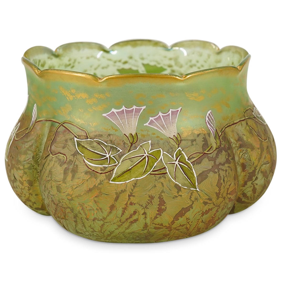 Art Nouveau Harrach Bohemian Glass Bowl (1 of 4)