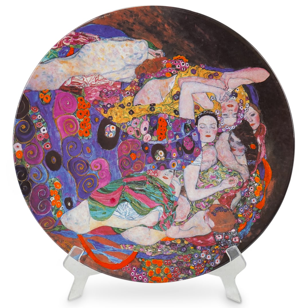 Limited Edition Goebel Porcelain Artis Orbis Plate by Gustav Klimt (1 of 8)