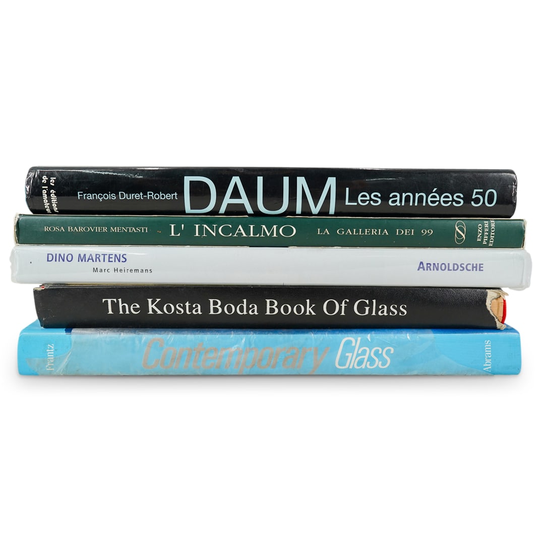 (5) Volumes Art Glass Reference Books (1 of 12)