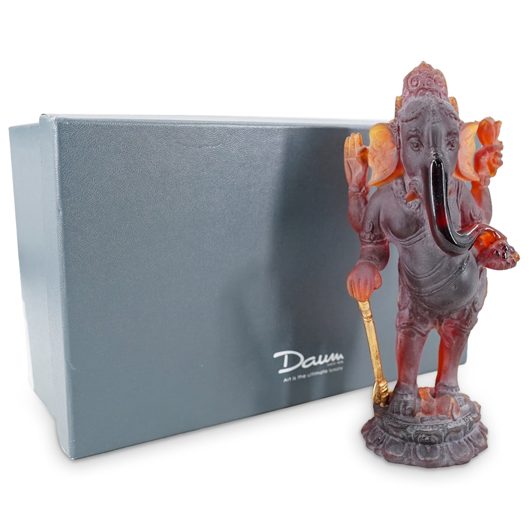 Daum Pate De Verre And Gilt Bronze Ganesha (1 of 11)