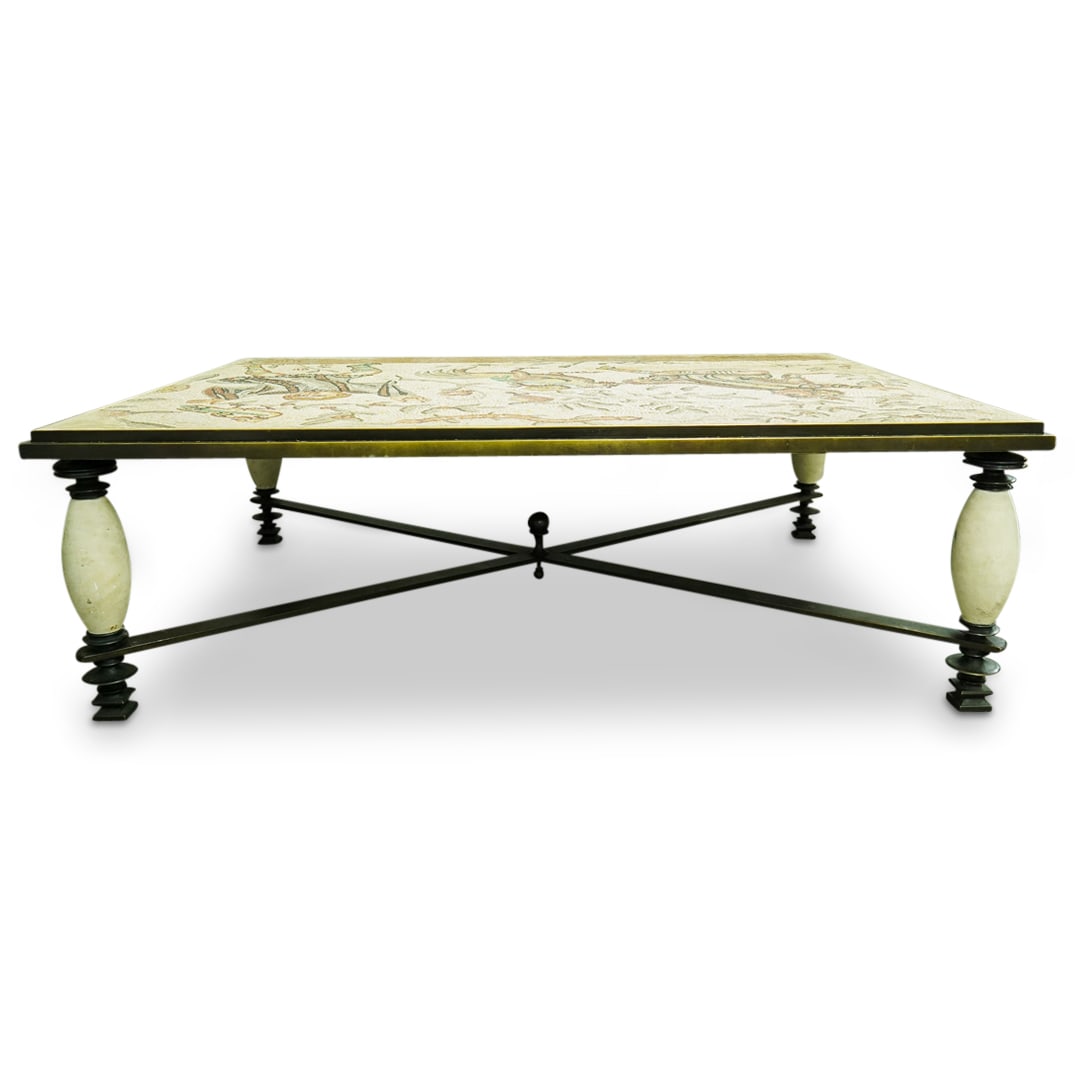 Large Important Mosaic Coffee Table Assembled At Matt Gil Studio (1 of 10)