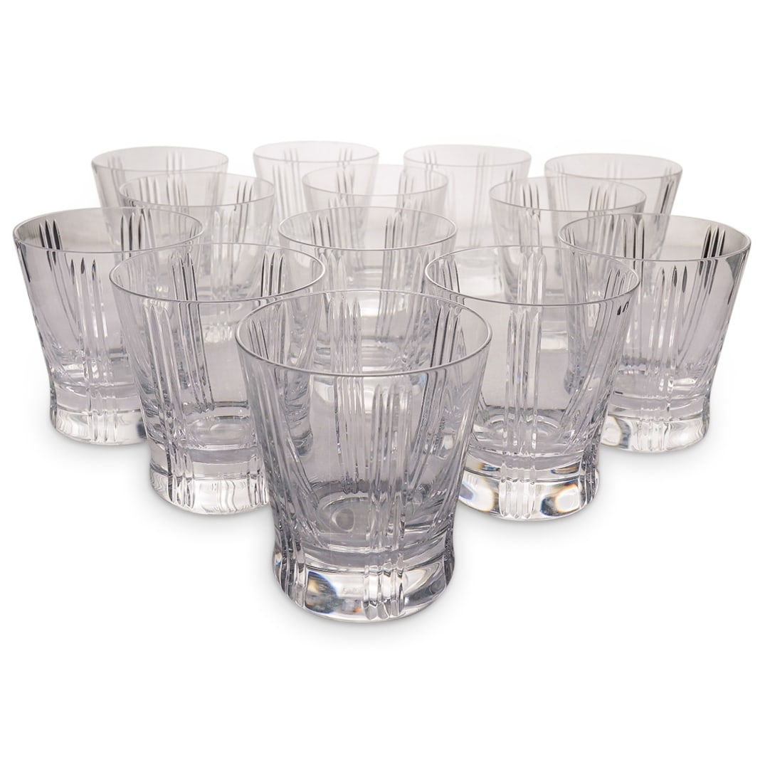 (13 Pc) Baccarat Crystal "Triade" Double Old Fashion Glasses (1 of 8)