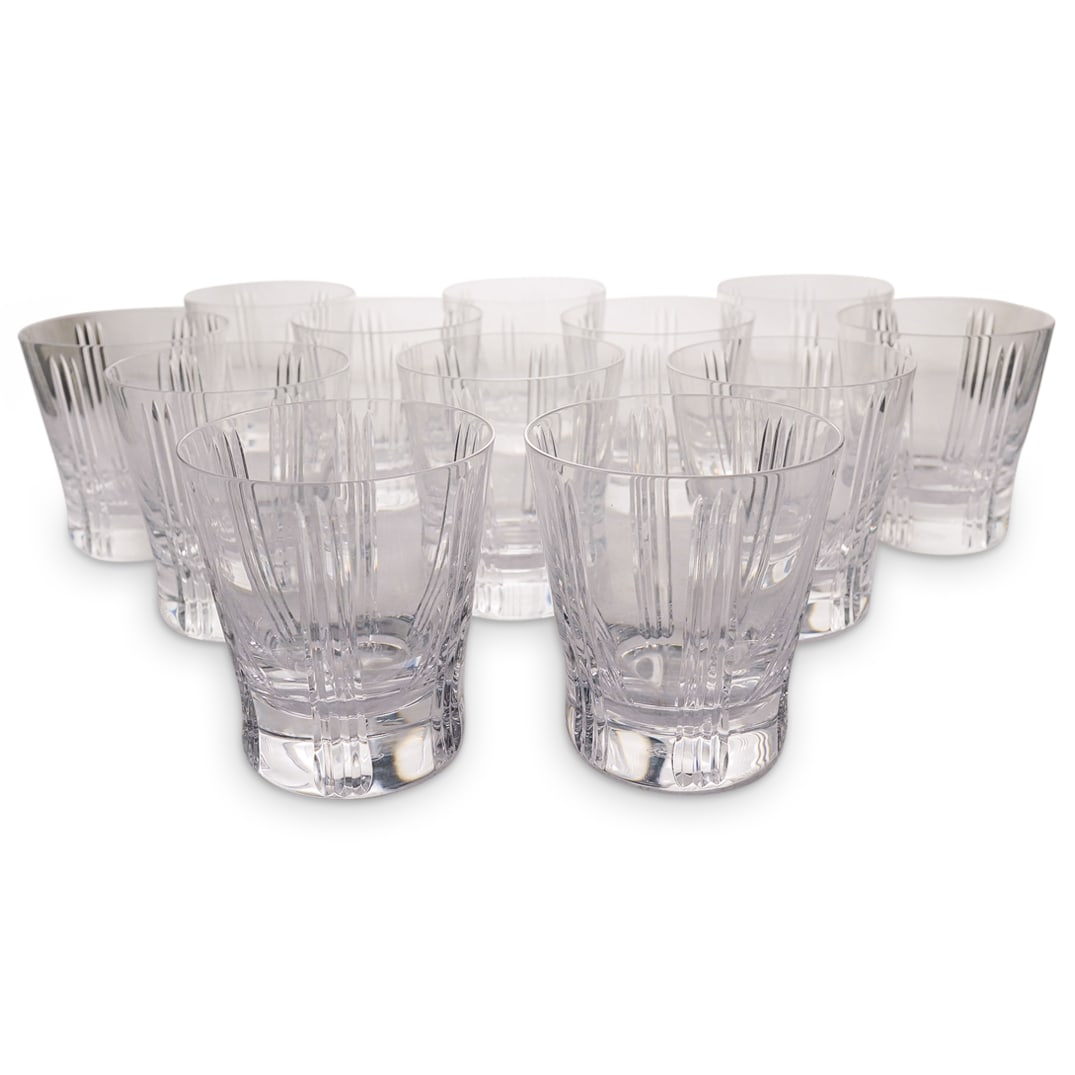 (12 Pc) Baccarat Crystal "Triade" Old Fashion Glasses (1 of 6)