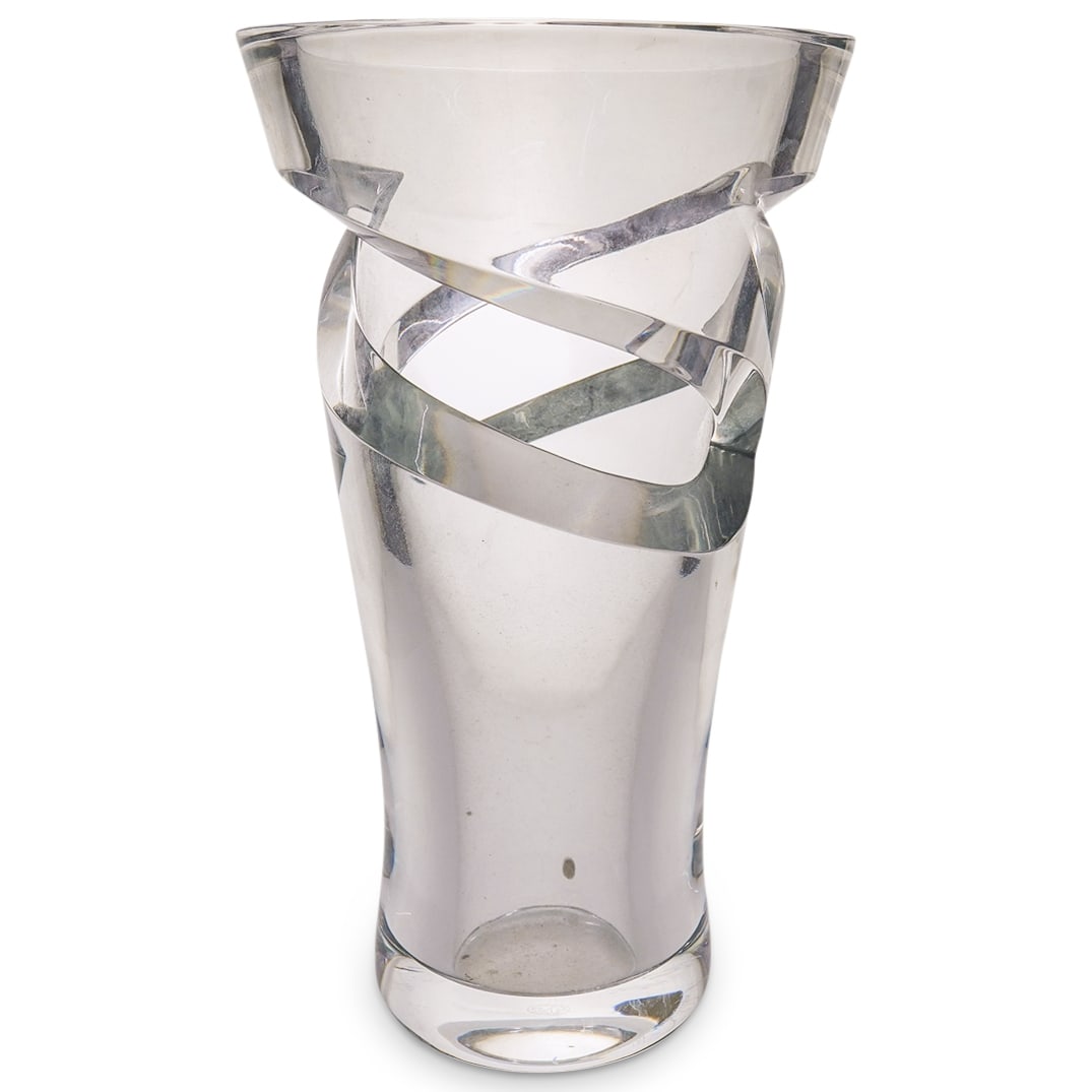 Large Baccarat Crystal "Tornado" Vase (1 of 9)