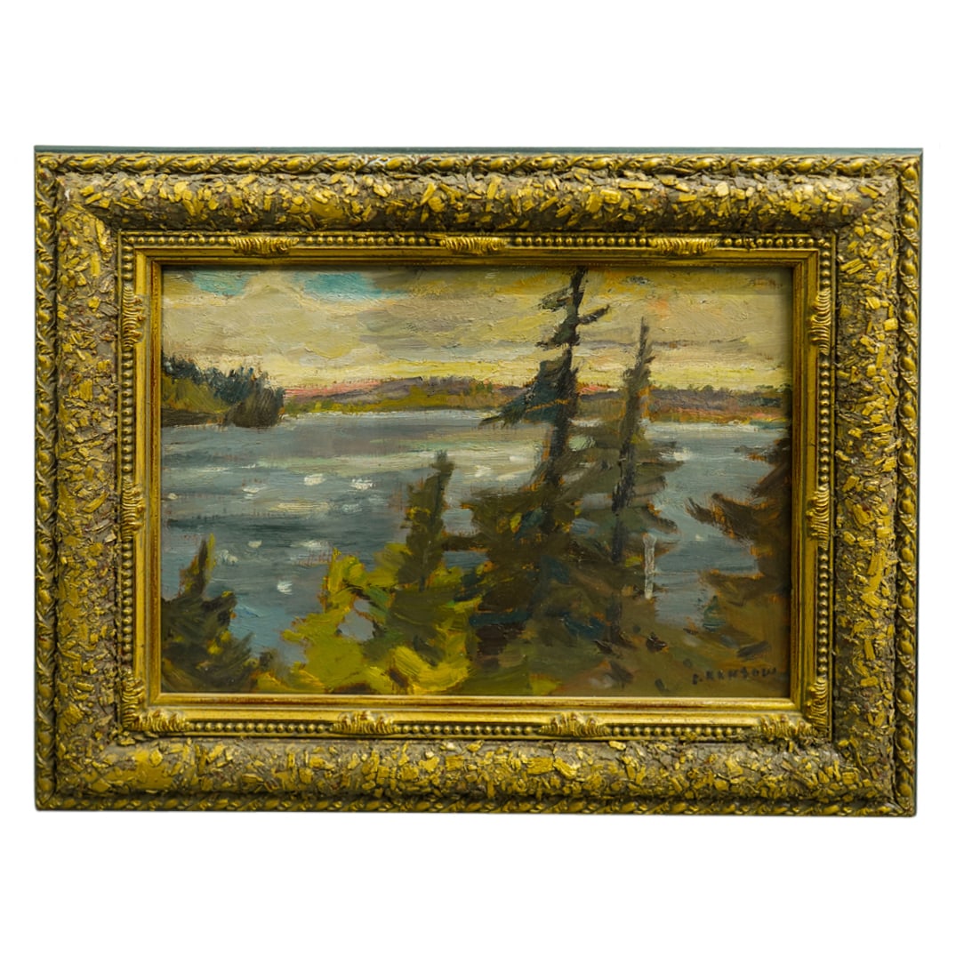 Helmut Gransow (b. 1921) "Study, Lake Marin" Oil On Board (1 of 6)