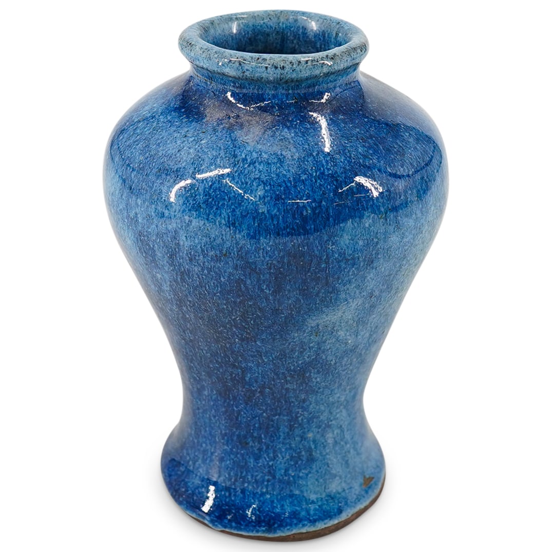 Antique Chinese Glazed Ceramic Vase (1 of 6)