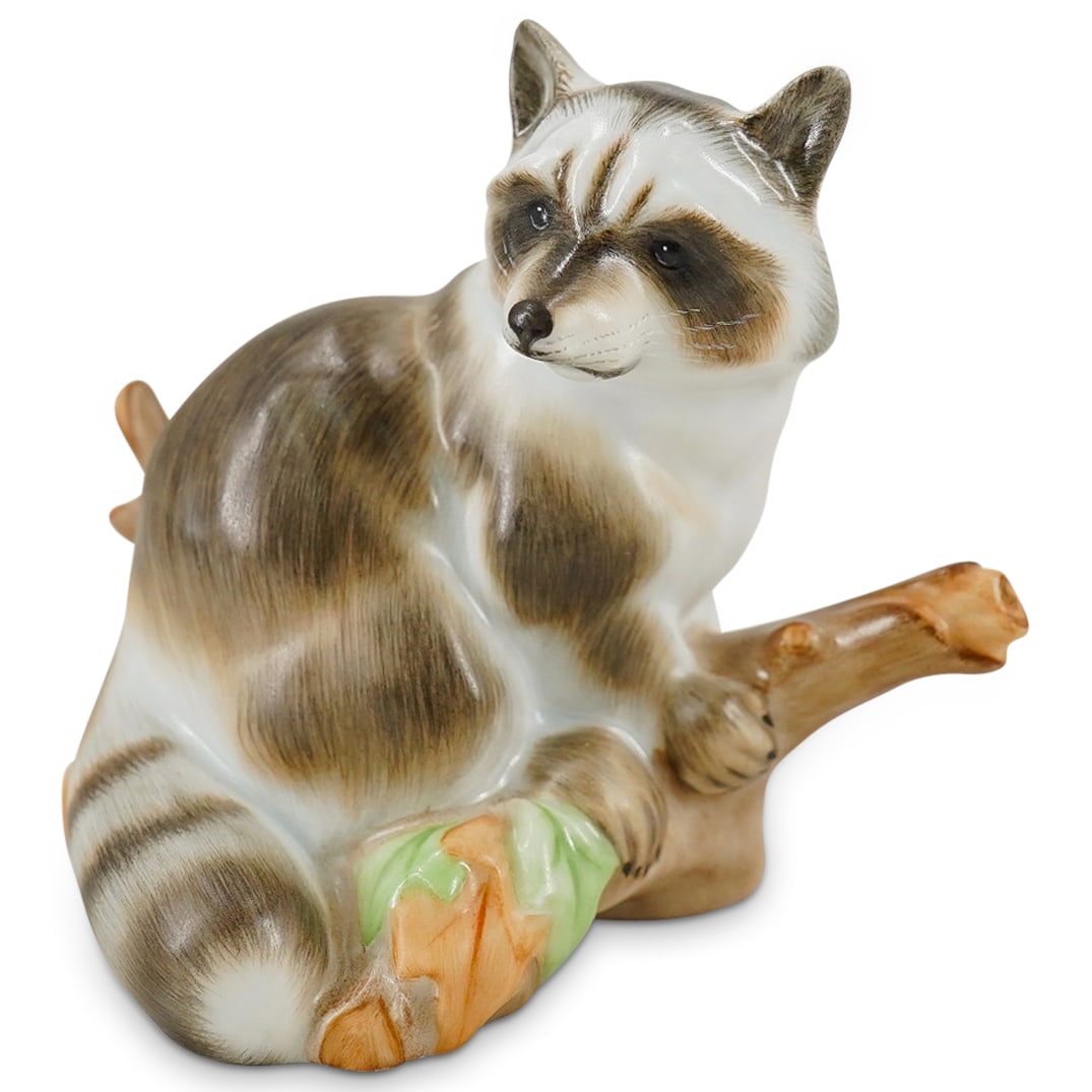 Herend Guild 2004 "Raccoon" 2004 Porcelain Figurine (1 of 6)