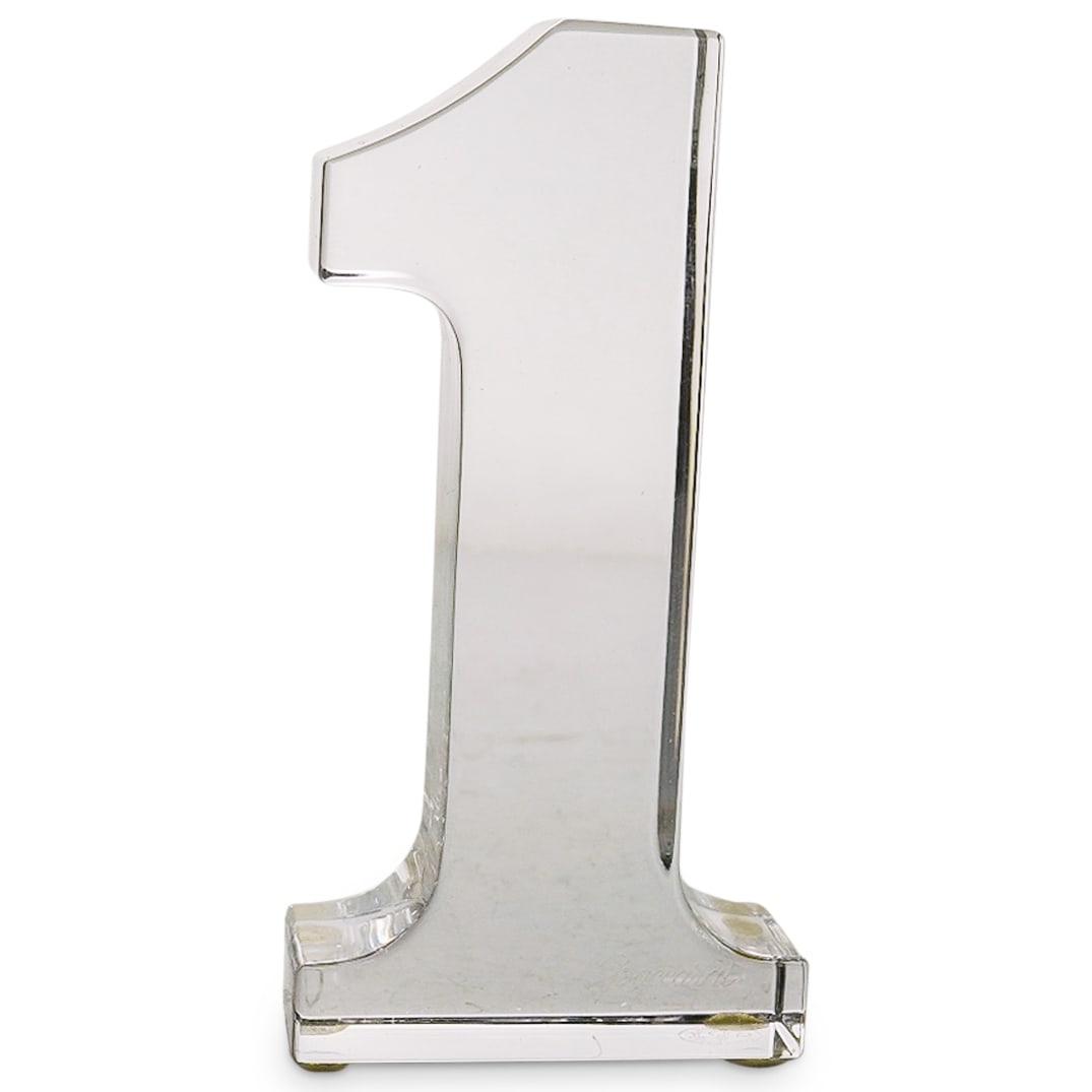 Baccarat "Number 1" Crystal Figurine (1 of 5)