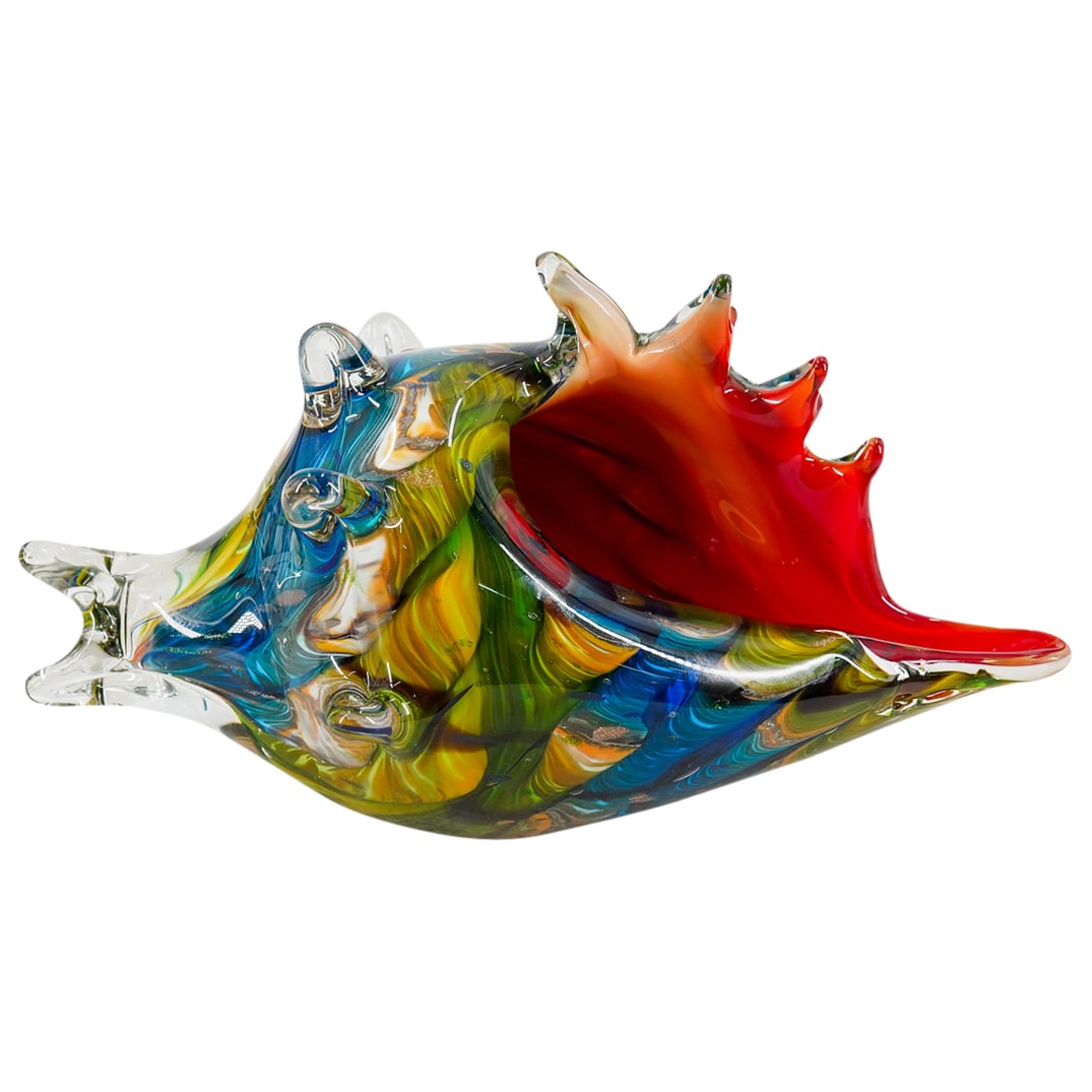 Att. to Dino Martens Venetian Art Glass Conch Shell (1 of 6)