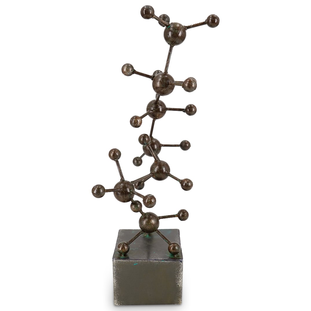 Signed Alberto Del Rio (Mexico, 20th Cent.) Molecular Sculpture (1 of 4)