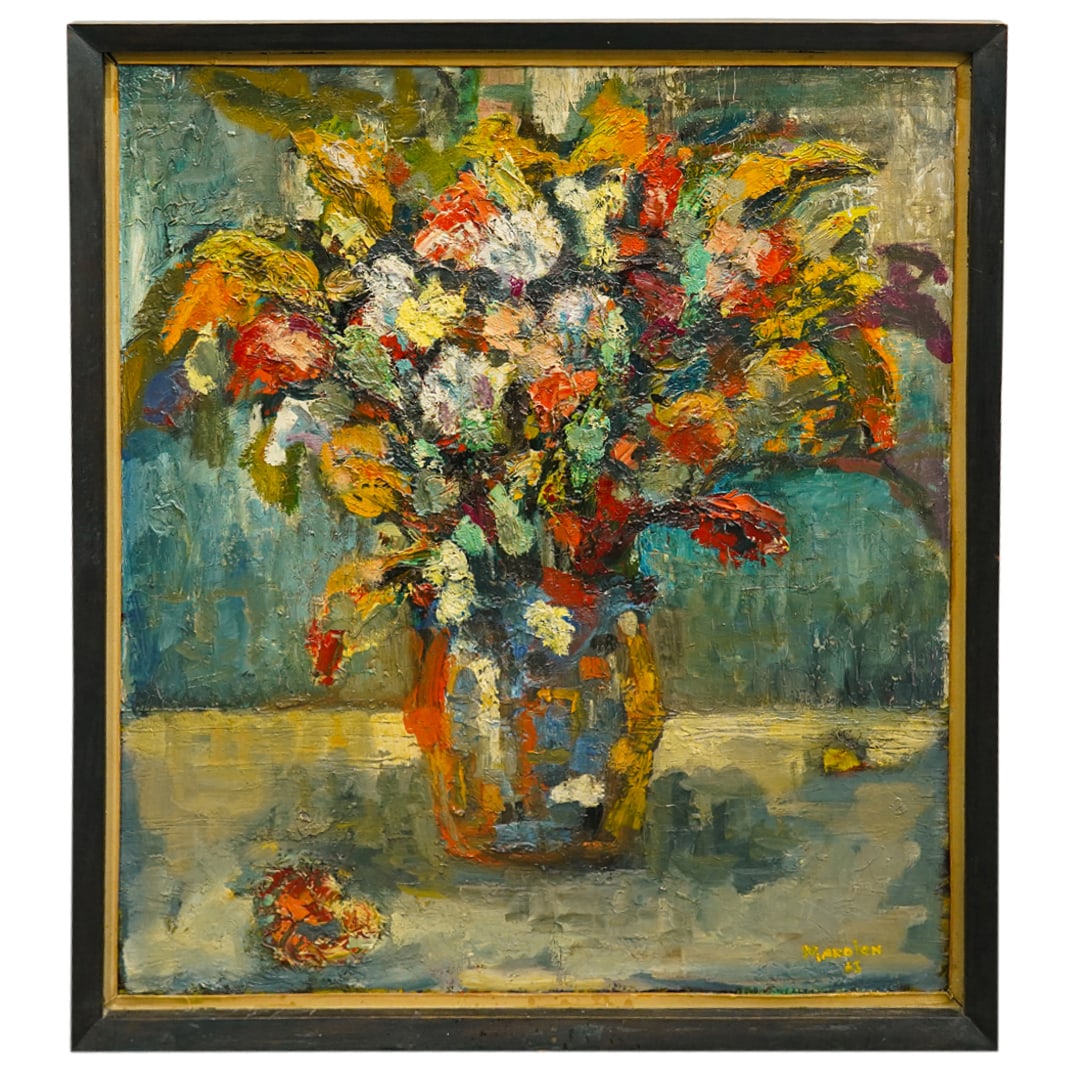 Signed Oil on Panel Still-Life Painting (1 of 7)