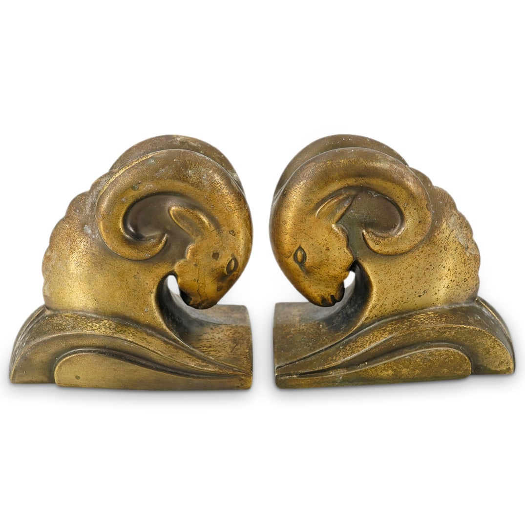 (2 Pc) Ram Cornell Foundry Bookends (1 of 10)