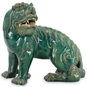 Antique Chinese Ceramic Buddhist Lion