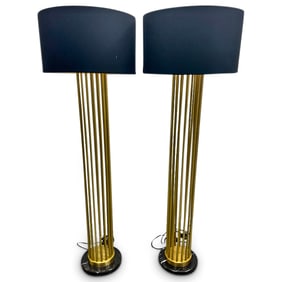 Pair of Eichholtz 'Condo' Modern Floor Lamps