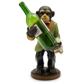 Vintage Bombay Co. "Winston, The Monkey Butler" Wine Holder