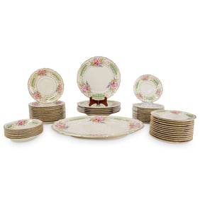 (52 Pc) Rosenthal "The Orchid" Porcelain Part Service