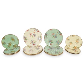 (17 Pc) Mackenzie Childs Enamel Plates