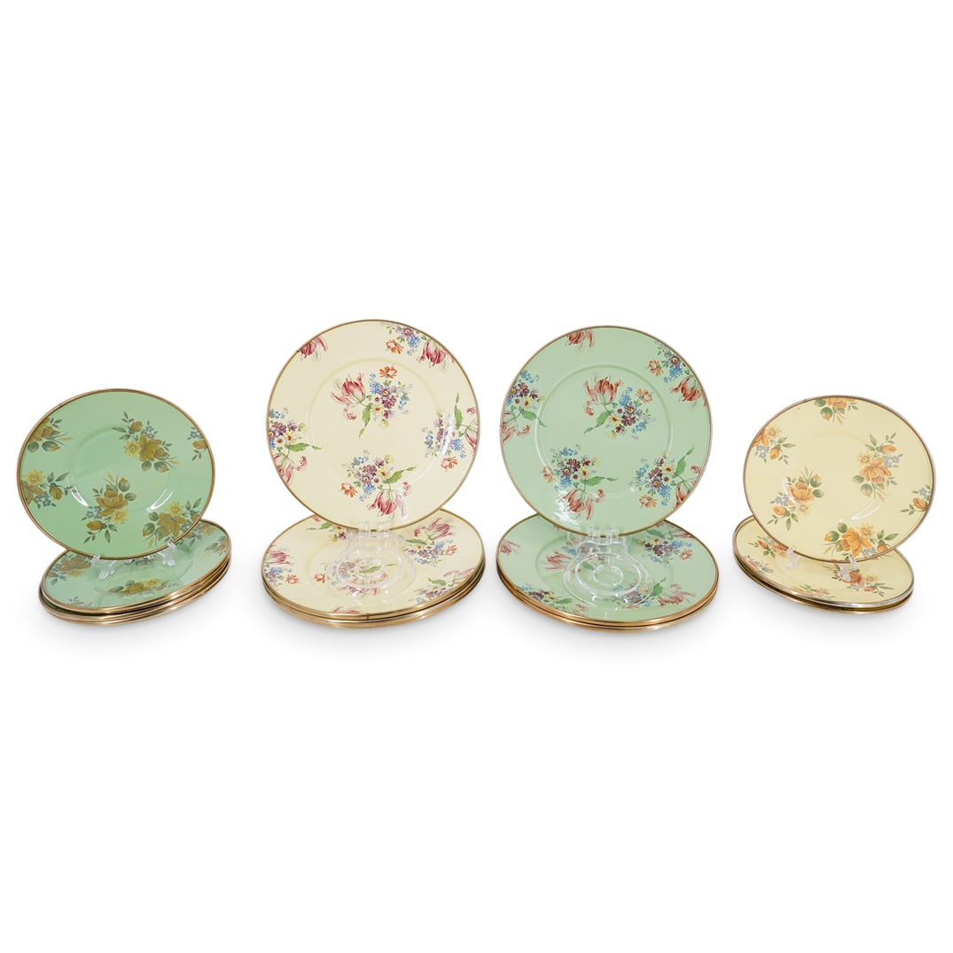 (17 Pc) Mackenzie Childs Enamel Plates (1 of 7)