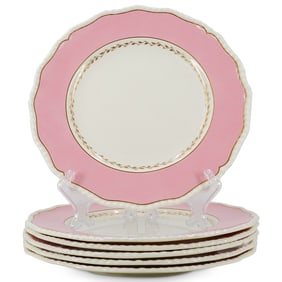 (6 Pc) English Royal Doulton Dinner Plates Set