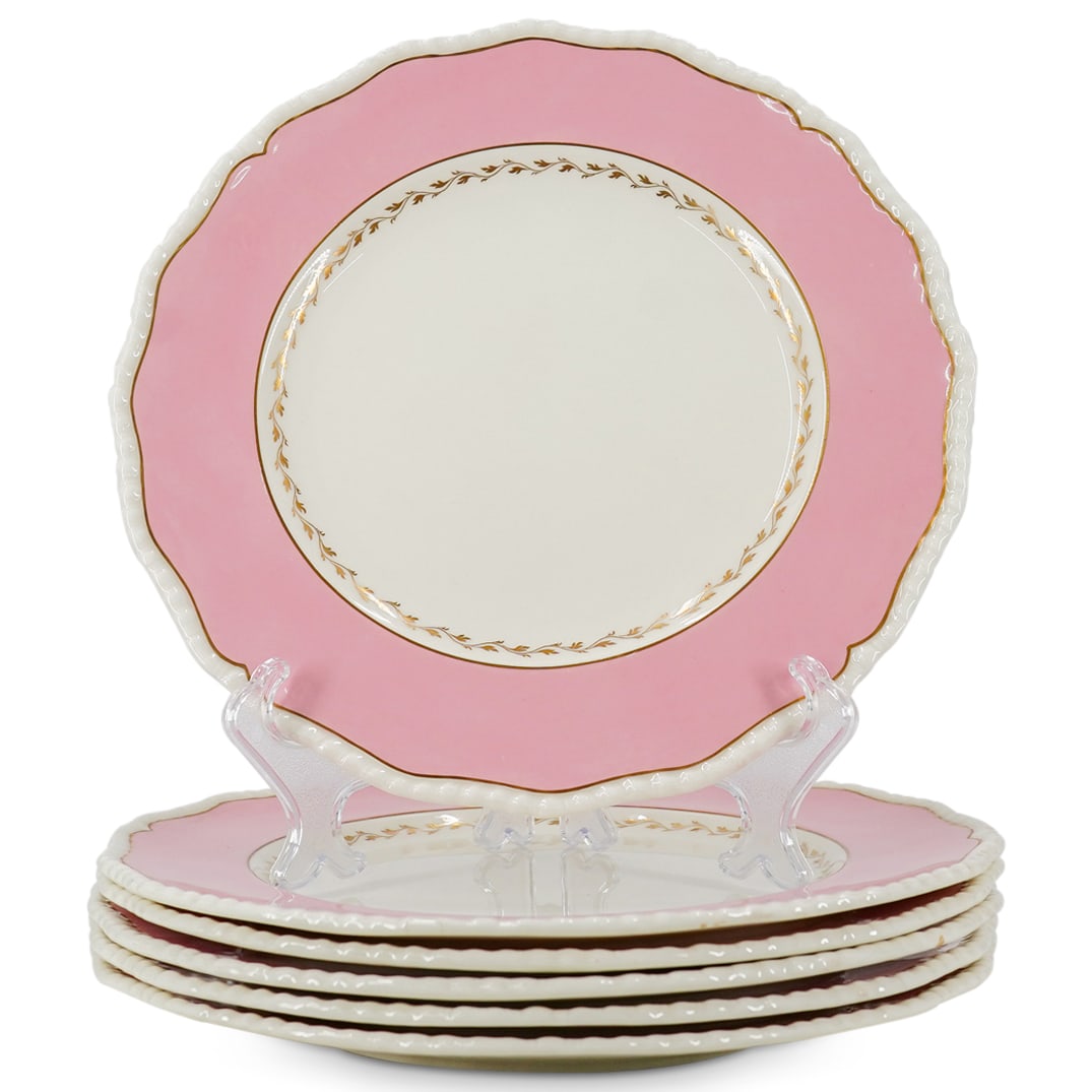 (6 Pc) English Royal Doulton Dinner Plates Set (1 of 4)