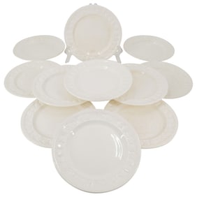 (12 Pc) Royal Worcester "Honey Orchard" Porcelain Dinner Plates