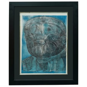 José Luis Cuevas (Mexican, 1933–2017) "Coloso" Lithograph