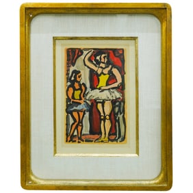 Georges Henri Rouault (French, 1871–1958) Dancers Lithograph
